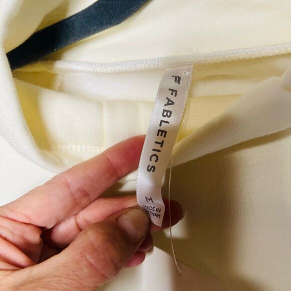 Fabletics Zaylee Funnel Neck Tunic Sweatshirt NWT $89.95 Ivory M/8 - Picture 4 of 11